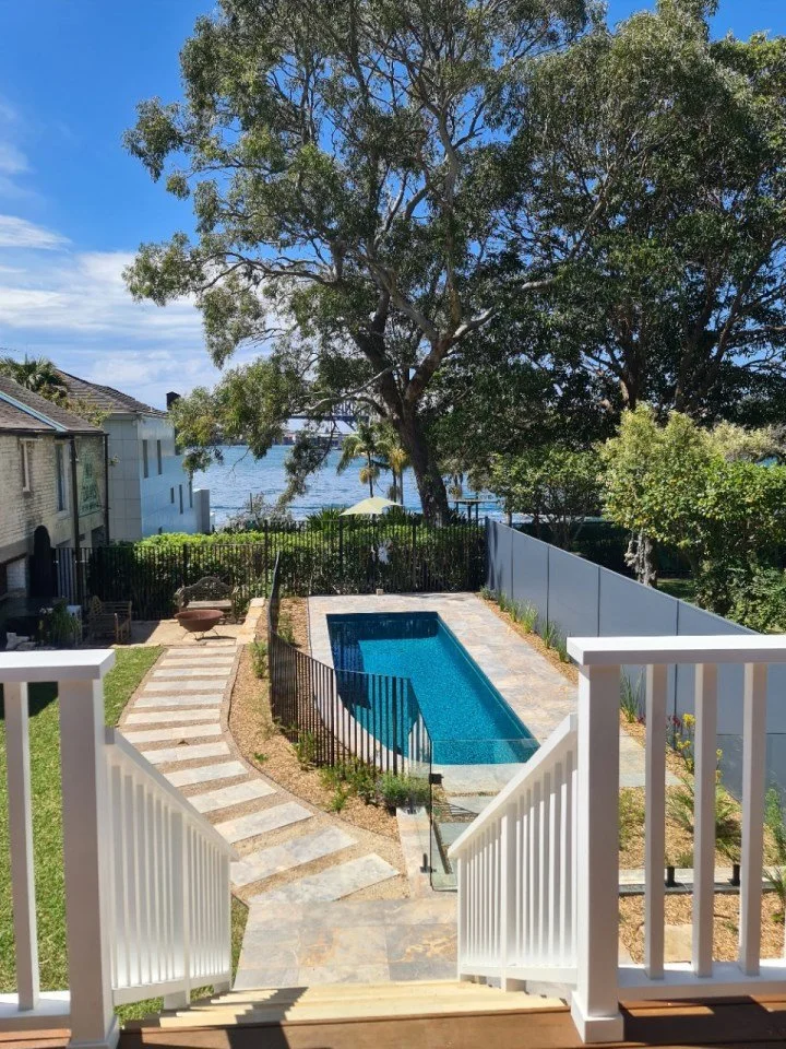Backyard Pool Area Renovation East Balmain - completed landscape project in Balmain, Sydney